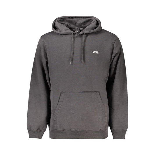 Black Cotton Men Sweater
