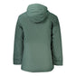 Green Polyester Men's Jacket