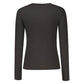 Black Cotton Women T-Shirt