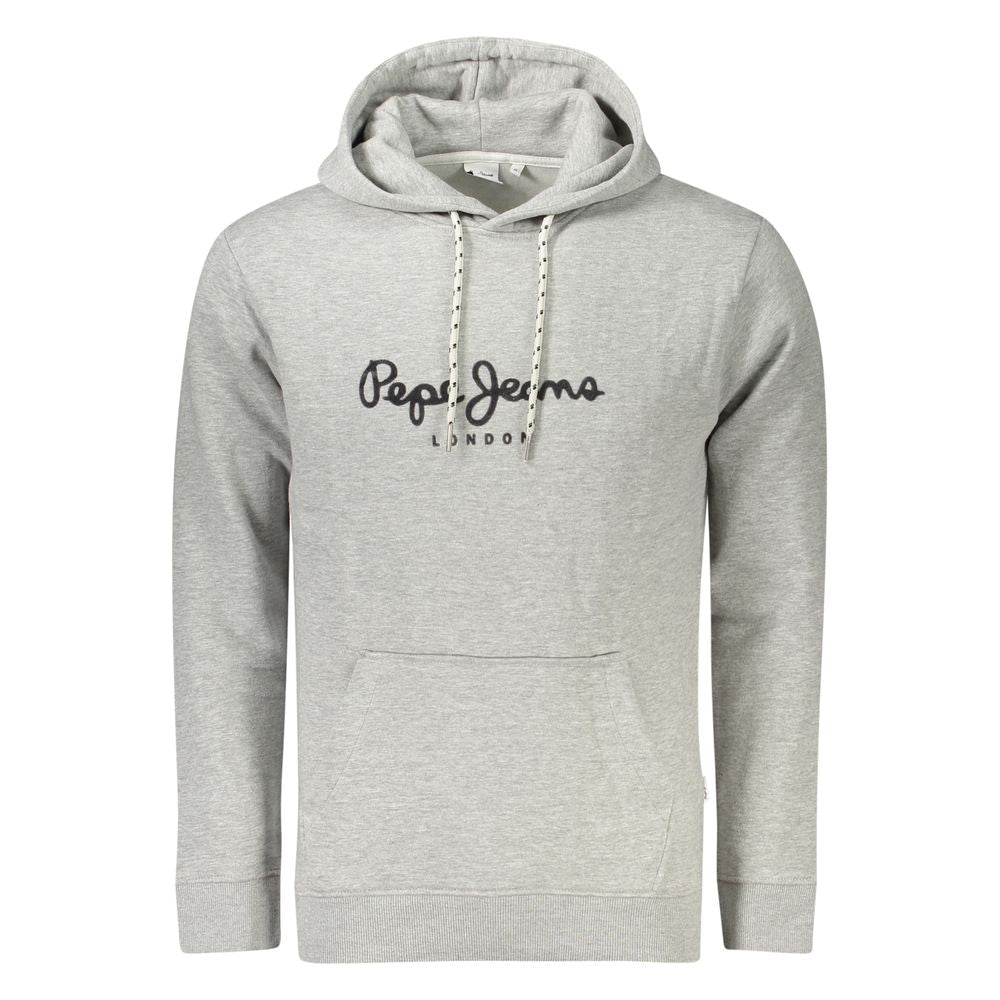 Gray Cotton Men Sweater