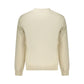 Beige Cotton Men Sweater