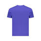 Blue Cotton Men T-Shirt