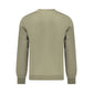Green Cotton Men Sweater