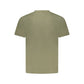 Green Cotton Men T-Shirt