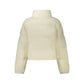White Polyester Women Jacket