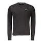 Black Cotton Men Sweater