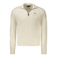 White Wool Men Sweater