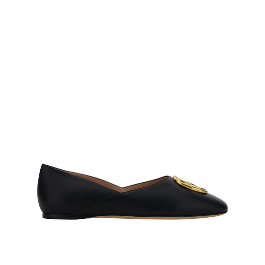 Leather Ballerina Flats