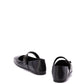 Leather Locker Ballerina Flats