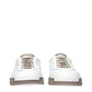 White Leather Low Tops