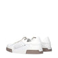 White Leather Low Tops