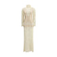 Laced ivory long Dress