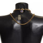 Gold Tone Floral Crystals Purple Embellished