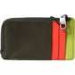 Multicolor Calfskin Leather Logo Card Holder Women Wallet