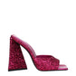 Pink Plastic Platform Sandals