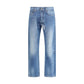 Blue Cotton Jeans
