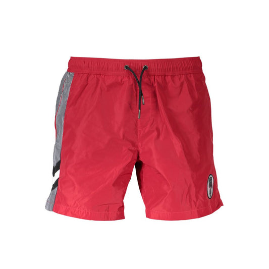 Red Polyester Swimwear
