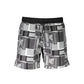Black Polyester Swimwear