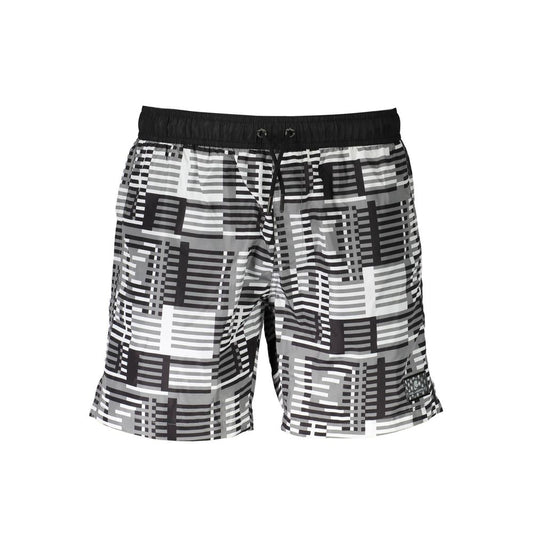 Black Polyester Swimwear