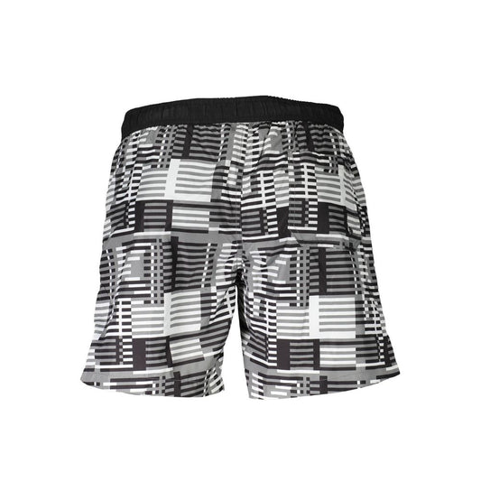 Black Polyester Swimwear