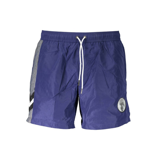Blue Polyester Swimwear