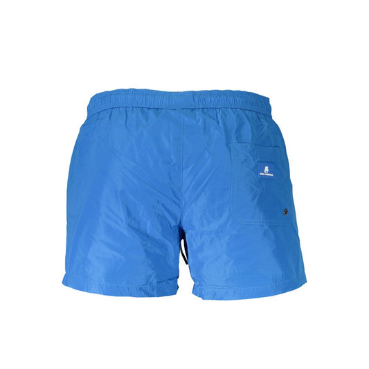 Blue Polyester Swimwear