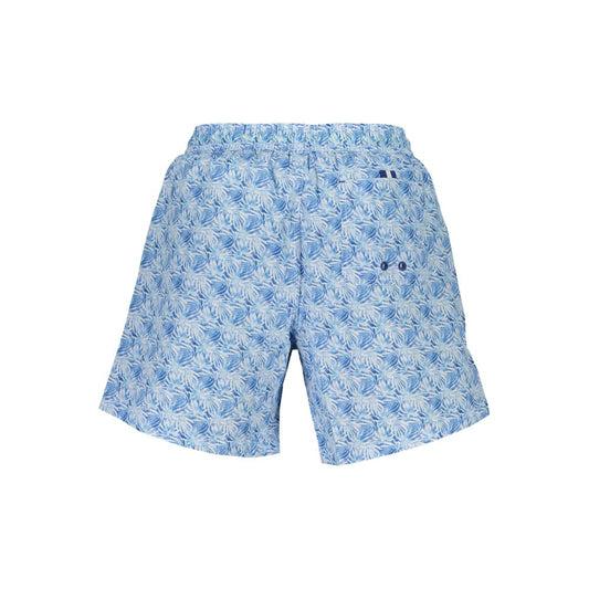 Blue Polyester Swimwear