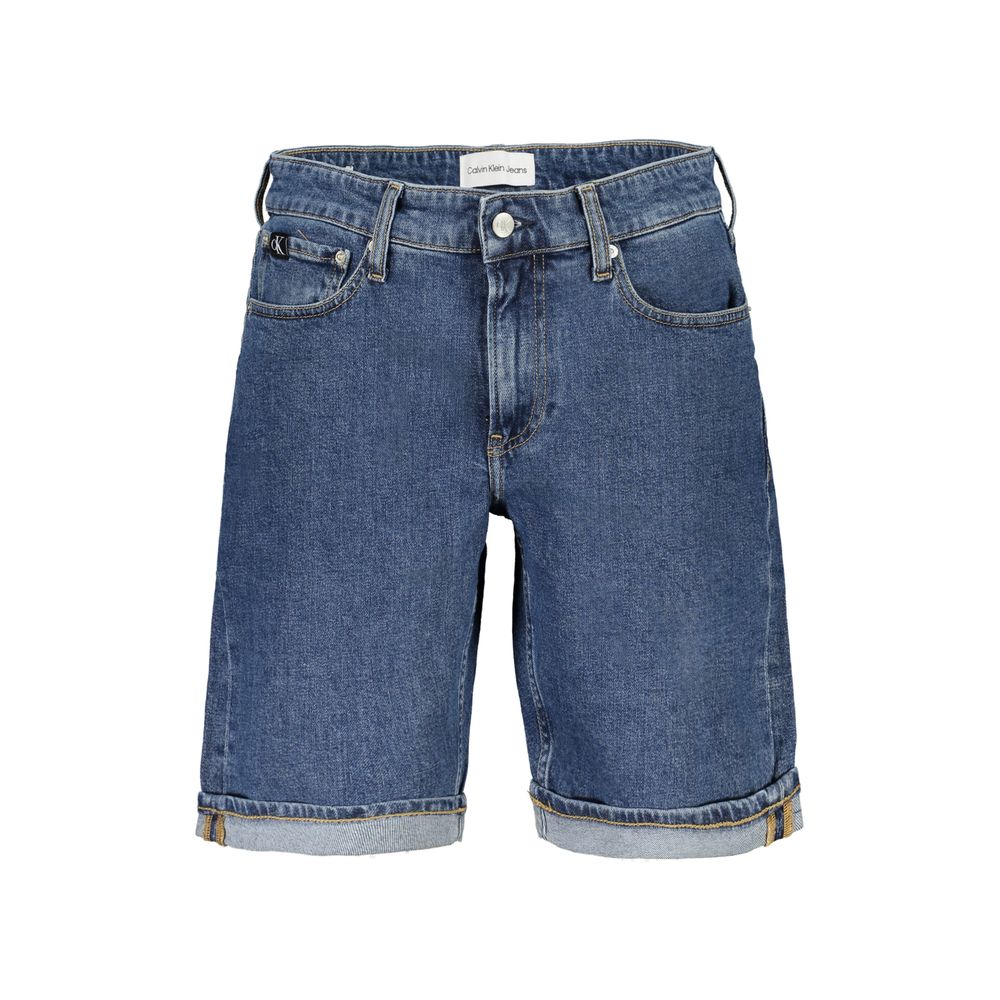 Blue Cotton Short