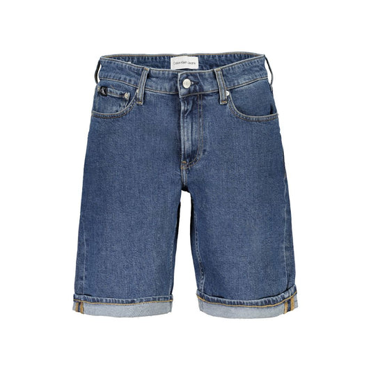 Blue Cotton Short