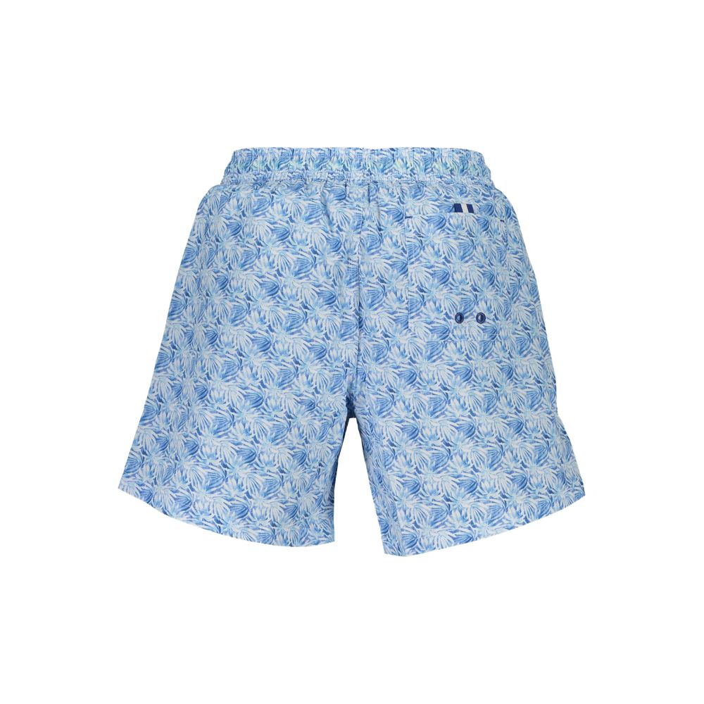 Blue Polyester Swimwear