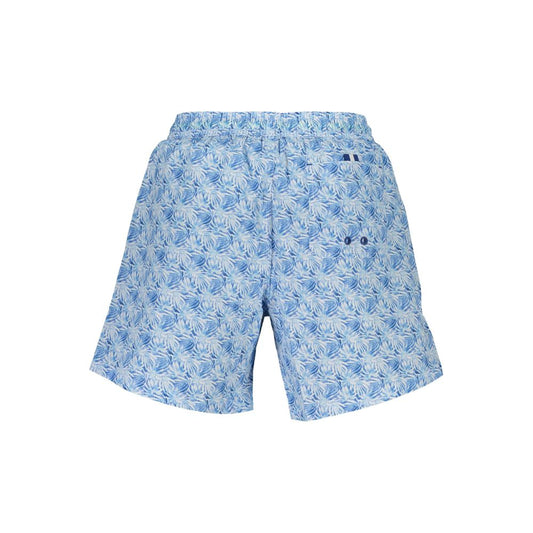 Blue Polyester Swimwear
