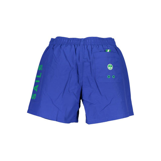 Blue Cotton Swimwear