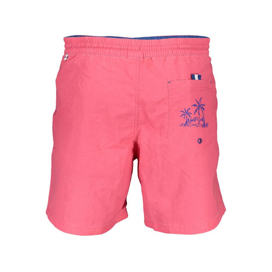 Pink Polyester Swimwear
