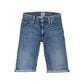 Blue Cotton Short