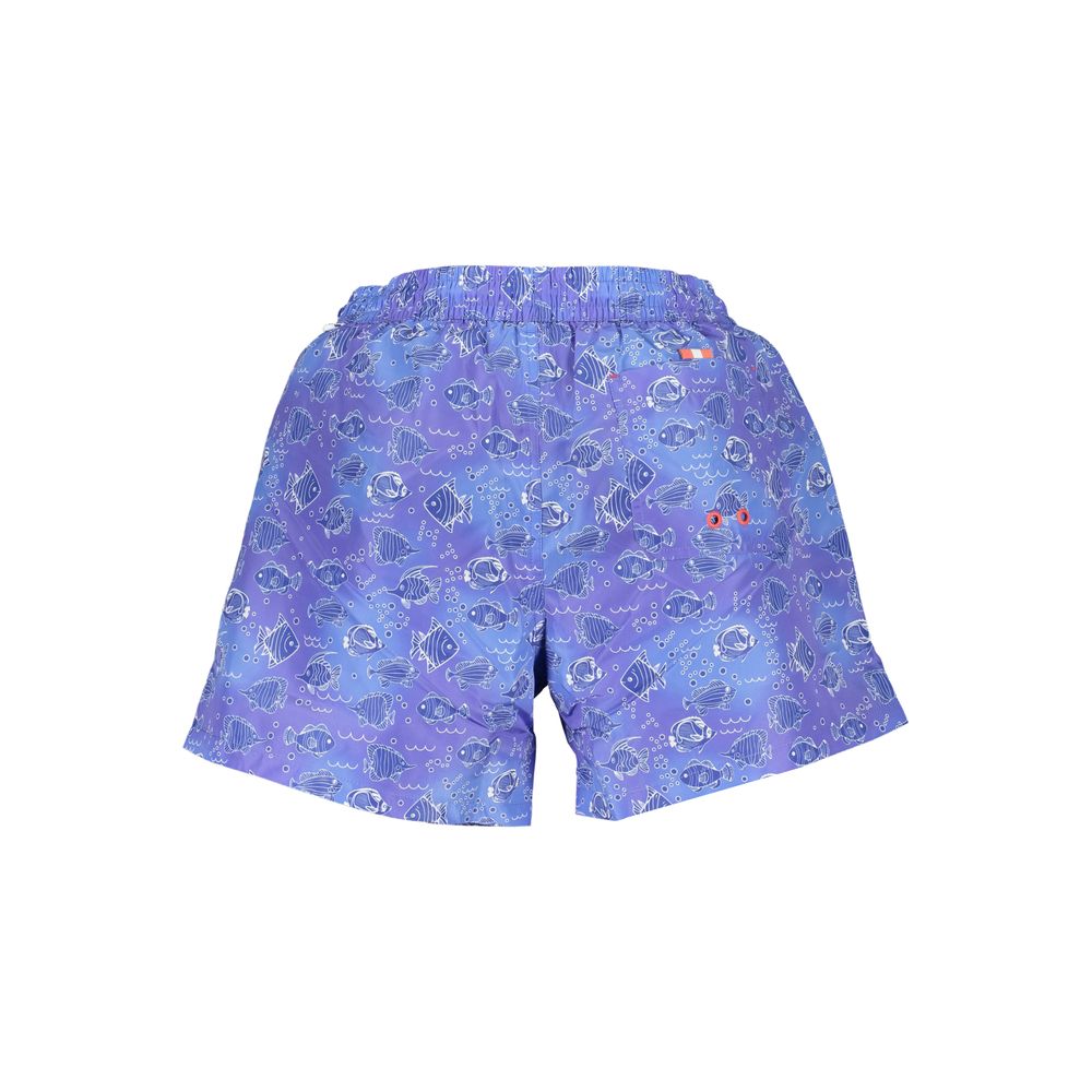 Purple Polyester Swimwear