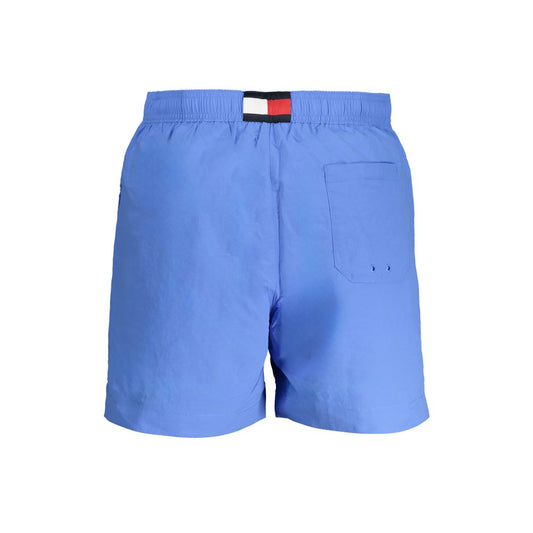 Blue Polyamide Swimwear