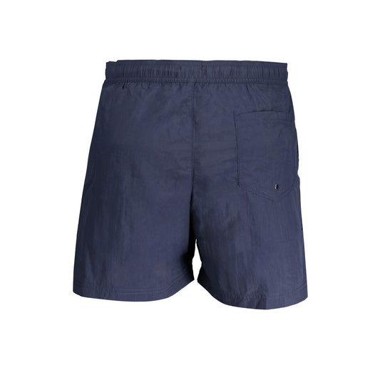 Blue Nylon Swimwear