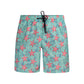 Blue Polyester Swimwear
