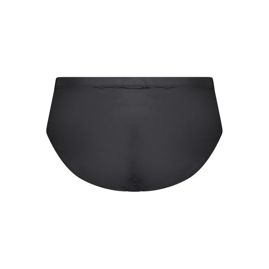 Black Elastane Swimwear