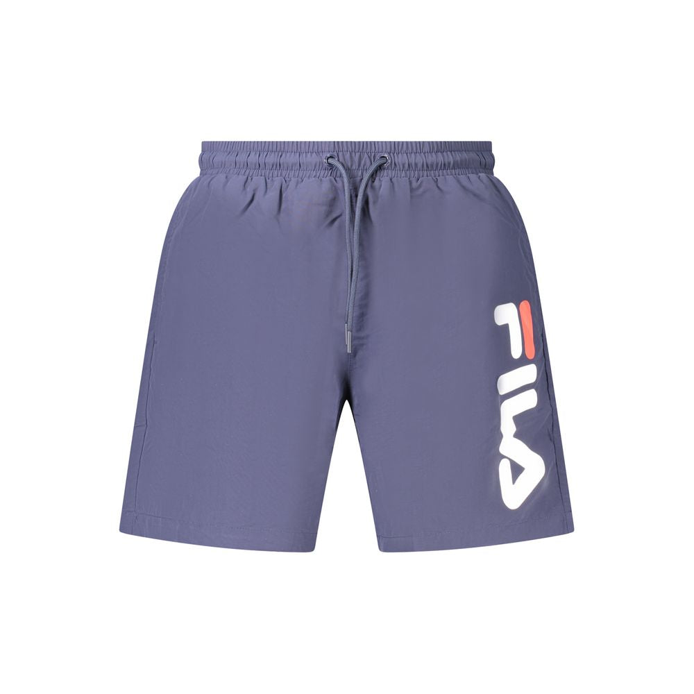 Blue Polyamide Swimwear