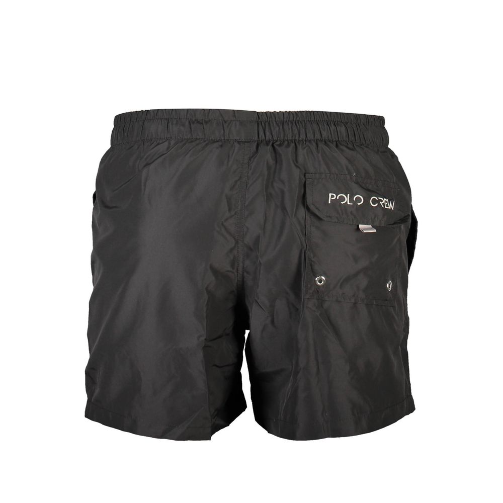 Black Polyester Swimwear