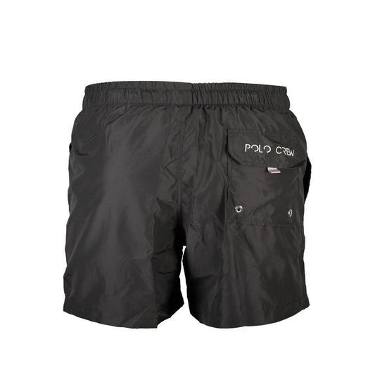 Black Polyester Swimwear