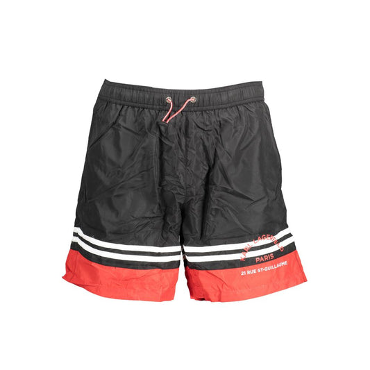 Black Polyester Swimwear