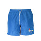 Blue Polyester Swimwear
