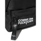 Black Polyester Backpack