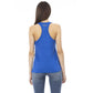 Blue Viscose Tank Top