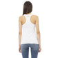 White Viscose Tank Top