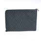 Black Leather Clutch Bag