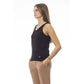 Black Fabric Tank Top