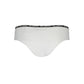 White Elastane Swimwear